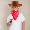 SGBETTER 4 Pack Kids Cowboy Hat with 4 Pieces Bandana Set Felt Cowboy Hat for Boys Grils Western Theme Birthday Party Costume Dress up (Brown) view 4