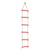 6.5 ft. Climbing, Outdoor Plastic SiX Section Children Kids Rope Ladder for - Swing Set Toy Exercise Equipment (Red) Accessories Playground Hanging Tree Boys Equipment(red) view 1