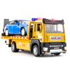 BDTCTK Friction Powered Flatbed Truck Toy with Lights and Sounds, Push and Go Construction Toy Tow Truck Great Gift for Toddlers, Boys and Girls view 1