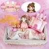 19 PCS Princess Cake Topper Castle Cake Decoration with Butterflies and Balls for Princess Birthday Supplies (Pink) view 3