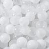 STARBOLO Ball Pit Balls - 2.75inches - Crush Proof Plastic Children's Toy Balls Macaron Ocean Balls Play Ball for Birthday Party Games Pool (White/Transparent), 50pcs. view 1