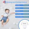 STARBOLO Ball Pit Balls - 2.75inches - Crush Proof Plastic Children's Toy Balls Macaron Ocean Balls Play Ball for Birthday Party Games Pool (White/Transparent), 50pcs. view 4