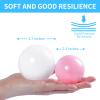 STARBOLO Ball Pit Balls - 2.75inches Crush Proof Plastic Children's Toy Balls Macaron Ocean Balls for Birthday Party Games Pool (White). view 3