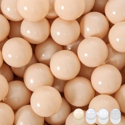 STARBOLO Ball Pit Balls - 2.75inches - Crush Proof Plastic Children's Toy Balls Macaron Ocean Ball Play Balls for Birthday Party Games Pool (Brown).