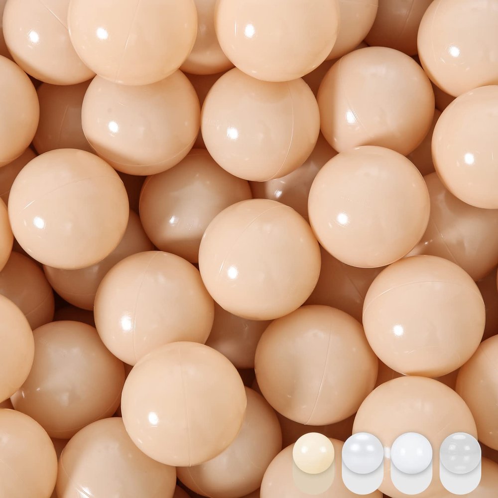 STARBOLO Ball Pit Balls - 2.75inches - Crush Proof Plastic Children's Toy Balls Macaron Ocean Ball Play Balls for Birthday Party Games Pool (Brown).