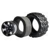 Rowiz RC Car Tires 1/10 Scale Accessories 12mm Hex RC Wheel and Tires Soft Rubber Offroad Tyre for 1/10 Monster Truck, 4 Pack view 3