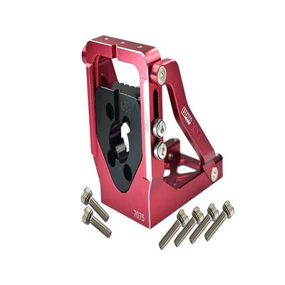 Palumma RC Motor Mount for TRAXXAS, Aluminum Alloy RC Motor Mount Bracket for TRAXXAS 1/6 4WD XRT 8S-78086-4 Upgrades Part (Red)