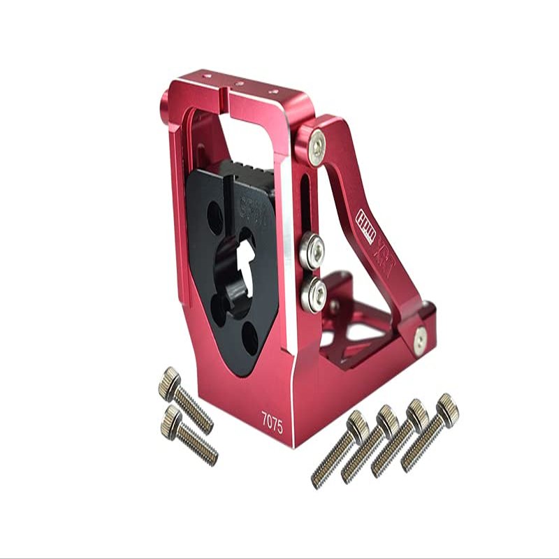 Palumma RC Motor Mount for TRAXXAS, Aluminum Alloy RC Motor Mount Bracket for TRAXXAS 1/6 4WD XRT 8S-78086-4 Upgrades Part (Red)