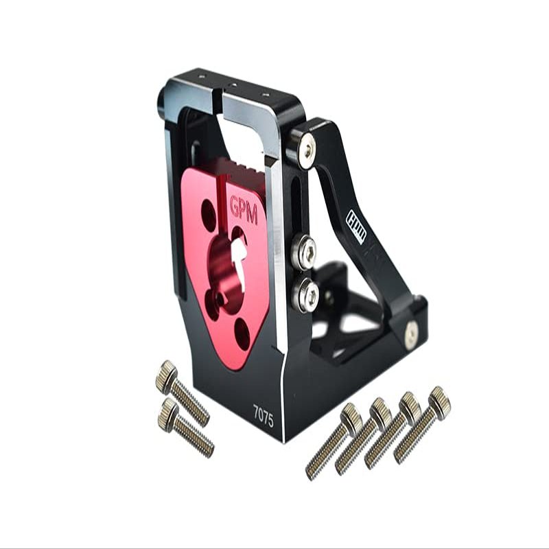 Palumma RC Motor Mount for TRAXXAS, Aluminum Alloy RC Motor Mount Bracket for TRAXXAS 1/6 4WD XRT 8S-78086-4 Upgrades Part (Black)