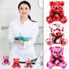 18 Pcs Nurse Week Appreciation Gifts Stuffed Bears Bulk Small Nurses Day Plush Bear 4 Inch Mini Plush Stuffed Animals with Syringe Stethoscope First Aid Kit Pattern for Nurse Graduation Gifts 2025 view 4