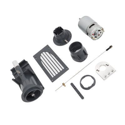 SUNGOOYUE RC Boat Thruster Jet Pump Set, 40mm Thruster Jet Pump Set with 775 Brushed Motor for RC Boat (Grey)