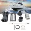 SUNGOOYUE RC Boat Thruster Jet Pump Set, 40mm Thruster Jet Pump Set with 775 Brushed Motor for RC Boat (Grey) view 3
