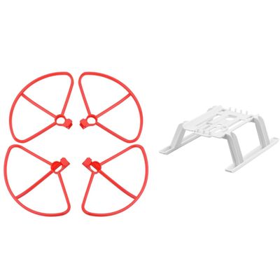 Drone accessories For FIMI X8 SE 2020 Landing Gear Props Guard Kits Quick Release Drone Height Extender Long Leg Foot Peopeller Protector Blade For FIMI X8 SE 2020 replaceable ( Color : 2 in 1 B )