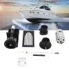 SUNGOOYUE RC Boat Thruster Jet Pump Set, 40mm Thruster Jet Pump Set with 775 Brushed Motor for RC Boat (Black) view 3