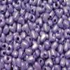 Lt Purple Pearl Heart Shaped Pony Beads Made USA Kids Valentine Day School Craft view 1