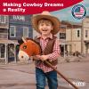 WALIKI Stick Horse for Boys & Girls | Pretend Play Cowboy & Cowgirl Toy for Kids Ages 3-6 | Fun Active Toddler Toy (Caramel) view 2