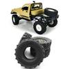MOOKEENONE 4X RC Rubber Tires Wheel Military Truck 1/16 RC Car Accessories for WPL B-14 B16 B36 B24 view 4