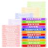Entervending Rubber Bracelets - 30 Pcs Silicone Wristbands - Kids Party Favors - Green, Red, Blue, Orange, Purple view 1