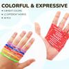 Entervending Rubber Bracelets - 30 Pcs Silicone Wristbands - Kids Party Favors - Green, Red, Blue, Orange, Purple view 4