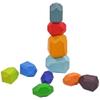 Bunte Stapelsteine aus Holz, 10 Teile view 1