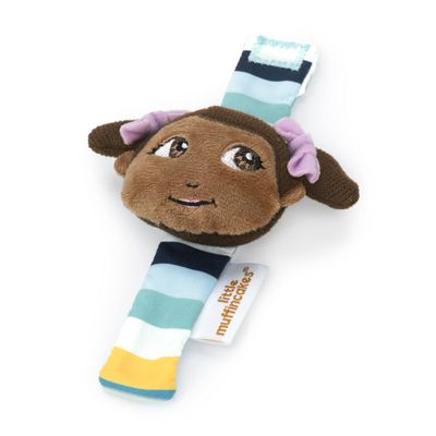 Little Muffincakes Zhara Wrist Rattle, Wearable Baby Toy for Wrist or Ankle, Age Newborn+
