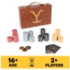 Spin Master Games, Yellowstone, 200-Piece Poker Set with Custom Carrying Case, Dealer & Betting Poker Chips Card Deck, Yellowstone Merchandise, for Adults 16 and up view 2