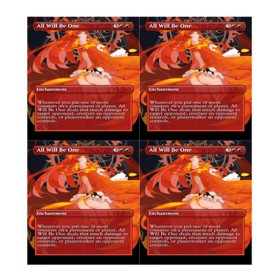 4x | All Will Be One | Full Art | Foil or Non-Foil (Non Foil)