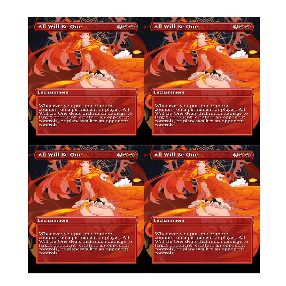 4x | All Will Be One | Full Art | Foil or Non-Foil (Non Foil)