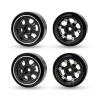 KYX Racing Aluminum 1.35" Wheel Rims Upgrades Parts Accessories for 1/18 RC Crawler Car Traxxas TRX4M view 1