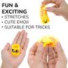Entervending Coil Spring Toy Party Favors for Kids - Emoticon Coil Spring Assortment - Coil Bulk Toys 1.4 - 12 Pcs - Emoji Mini Toys - Mini Coil for Goody Bags view 3