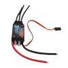 KUIDAMOS Bidirectional Electric Speed Controller, Bidirectional Brushless ESC 60A Full Power Testing No Braking Rapid Response Black Excellent Components for RC Ship view 1