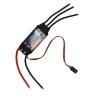KUIDAMOS Bidirectional Electric Speed Controller, Bidirectional Brushless ESC 60A Full Power Testing No Braking Rapid Response Black Excellent Components for RC Ship view 3
