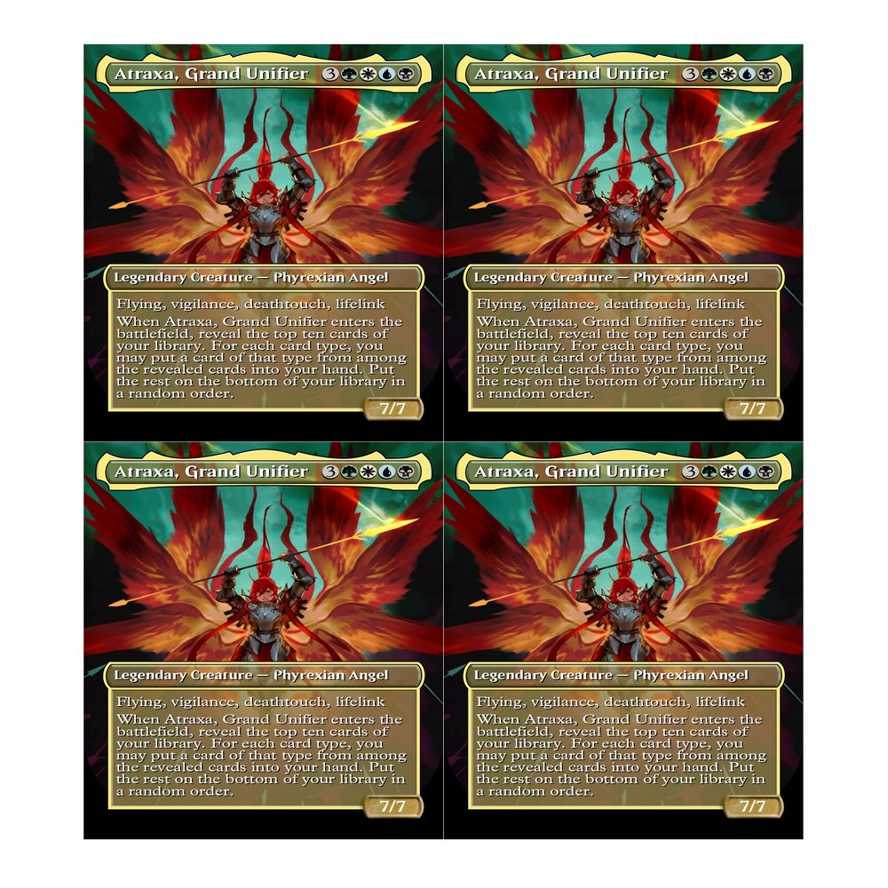 4x | Atraxa, Grand Unifier | Anime | Full Art | Foil or Non-Foil (Non Foil)
