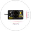 Flysky FGr4B 2.4G 4CH 3 AFHDS 3 Micro Mini Receiver PWM PPM i-Bus S.Bus i-bus2 Output for PL18 NB4 Lite RC Car Boat view 4