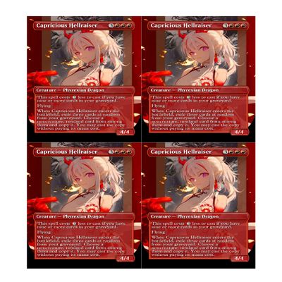 4x | Capricious Hellraiser | Anime | Full Art | Foil or Non-Foil (Foil)