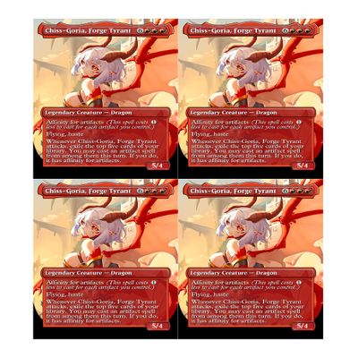 4x | Chiss-Goria, Forge Tyrant | Anime | Full Art | Foil or Non-Foil (Foil)
