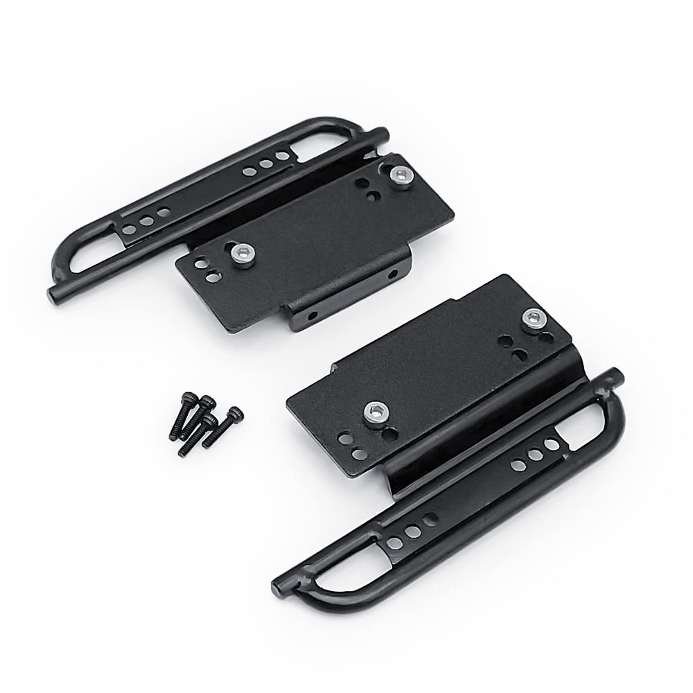 1/24th Side Pedal Step Running Boards Foot-Plate Rock Sliders for Axial Scx24 Deadbolt C10 JLU CRC AXI00004 AXI00005 RC Crawler Car