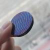 Titanium Damascus EDC Coin, Handmade Timascus Coin, Mokuti for Commemorative Collectors, Beautiful Souvenir, Novelty Piece, Odds and Ends, Handicrafts, Niche Decorations, Pendant Gifts view 3