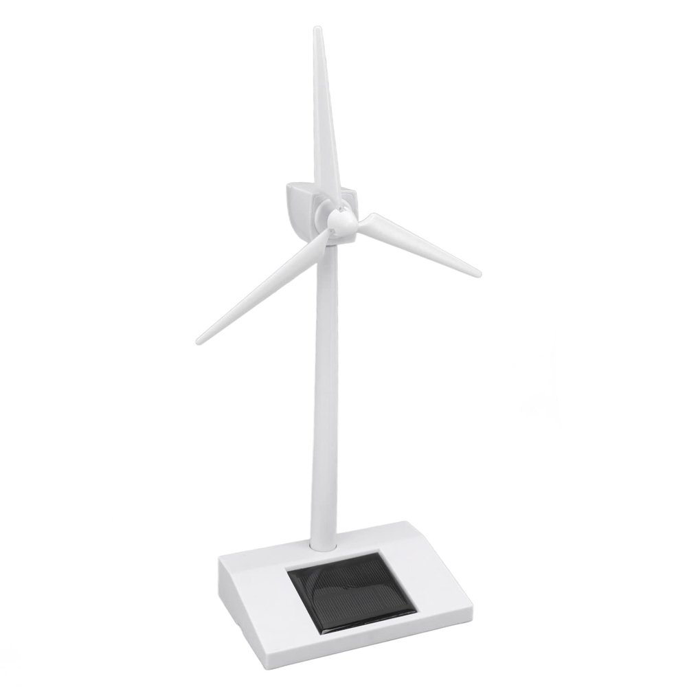 Solar Windmill, Solar Model Windmill DIY Ornament Decoration Science Teaching Educational Desk Windmill Model