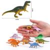 FINGOOO 78 Pieces Mini Dinosaur Figures, Plastic Small Dinosaur Toys for Cupcake Topper Dino Party Favor Supplies Christmas Goodie Bag Stuffers view 2