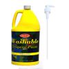 HissiCo Washable Tempera Paint for Kids,Yellow(128 oz/1 Gallon) Liquid Poster Paint, Non-Toxic Kids Paint with Fluorescent Glitter Metallic Neon Colors for Finger Painting, Hobby Painters view 1