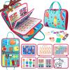 FASTSPOK Busy Board for Toddlers 2-4, Montessori Travel Toy for Plane/Car, Educational Sensory Toy for Toddlers 1-3, Preschool Activities Board for Developing Fine Motor Skills, Gift for Boys Girls view 1