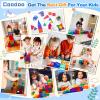 100PCS Magnetic Tiles STEM Building Toys Set with 2 Cars, Sensory Stacking Magnetic Blocks for Toddlers & Kids, Ideal for Preschool Montessori Toys Christmas Birthday Gifts for Boys & Girls Ages 3+ view 4