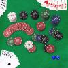Poker Chips, Professional Poker Chips, Denomination Poker Chips Set, Texas Hold Poker Chip Set, Colorful Poker Chips, Dice Striped Poker Chips for Card Blackjack Games Homes Parties 100 Pieces view 4
