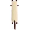 Yeqivo Cat Plush Pillow Soft Cat Long Stuffed Animal Kitten Cute Long Plush Cat Toy for Kids Girlfriend(90CM,Beige) view 2
