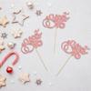 24Pcs Sweet 16 Cupcake Toppers Glitter Sixteen 16th Birthday Cupcake Picks Cheers to 16 Years Old Cupcake Decorations for 16th Birthday Anniversary Party Cake Decorations Supplies Rose Gold view 4