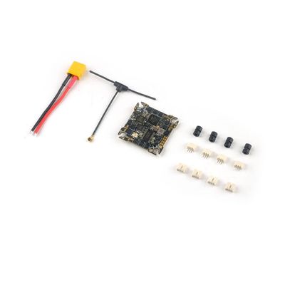 HAPPYMODEL CrazyF411 ELRS 4in1 Flight Controller Integrated UART 2-4G ELRS Receiver 20A ESC for 2-4S Toothpick Drone