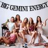 Black Glitter Big Gemini Energy Banner, Gemini May/June Birthday Party Decor - 12 Constellation Theme Birthday Party Decorations Supplies view 2