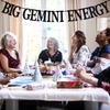Black Glitter Big Gemini Energy Banner, Gemini May/June Birthday Party Decor - 12 Constellation Theme Birthday Party Decorations Supplies view 3