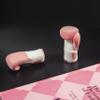 AQKILO Boxing Gloves Mini Finger Puppets, Knock Out Your Stress! Weird Stuff Random White Elephant Gifts, Pink - 4Pcs view 4